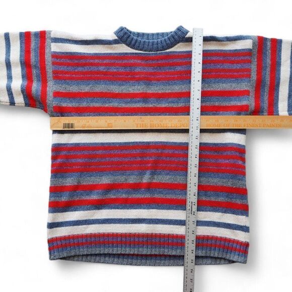 Rodi Rebel Shetland Wool Multicolor Striped Sweater Women's Large (L) - Picture 5 of 5